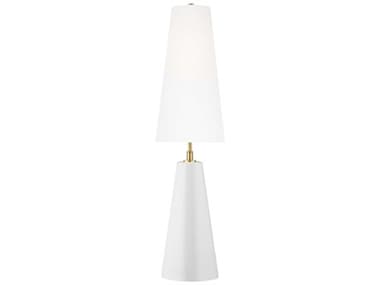 Visual Comfort Studio Lorne Arctic White Linen Fabric Buffet Lamp VCSKT1201ARC1