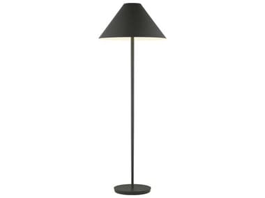 Visual Comfort Studio Contra Matte Charcoal Black Steel Floor Lamp VCSKT1451MCB