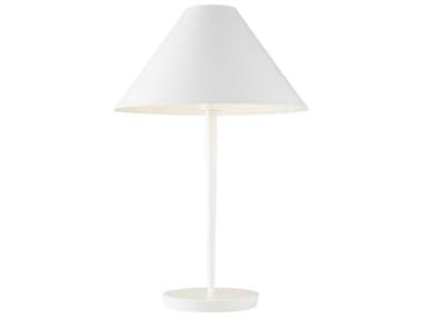 Visual Comfort Studio Contra Soft Linen Steel White Table Lamp VCSKT1461SLN
