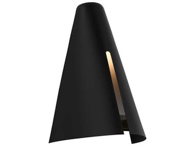 Visual Comfort Studio Cambre 13" Tall 1-Light Midnight Black Burnished Brass Wall Sconce VCSKW1151MBKBBSL1