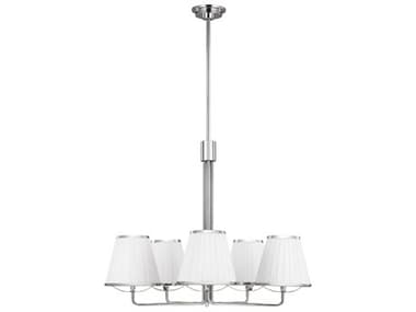 Visual Comfort Studio Esther 26" Wide 5-Light Polished Nickel Chandelier VCSLC1185PN