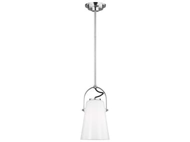 Visual Comfort Studio Hazel 6" 1-Light Polished Nickel Mini Pendant VCSLP1011PN