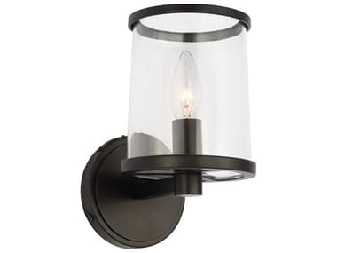 Visual Comfort Studio Reynolds 1-Light Aged Iron Black Wall Sconce VCSLV1081AI