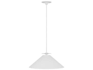 Visual Comfort Studio Cornet 24" 1-Light Cast Plaster White Pendant VCSLXP1011CPST