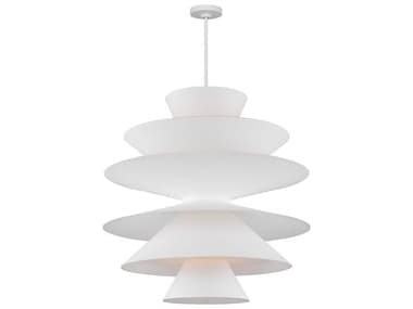 Visual Comfort Studio Chambord 34" 16-Light Cast Plaster White Pendant VCSLXP10316CPST