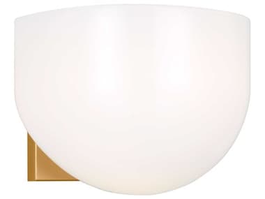 Visual Comfort Studio Cheverny 5" Tall 1-Light Burnished Brass Wall Sconce VCSLXV1001BBS