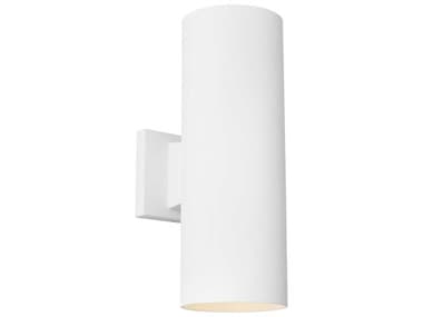 Visual Comfort Studio Outdoor Cylinders 2-Light Wall Light VCSSLO1152OTW