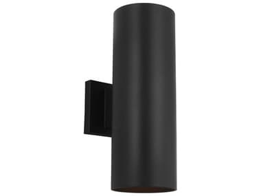 Visual Comfort Studio Outdoor Cylinders 2-Light Wall Light VCSSLO1152TXB