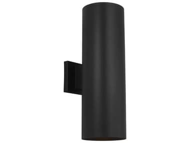 Visual Comfort Studio Outdoor Cylinders 2-Light Wall Light VCSSLO1172TXB