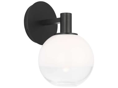 Visual Comfort Studio Torian 1-Light Aged Iron Black Wall Sconce VCSSLV1001AI
