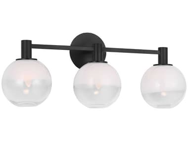 Visual Comfort Studio Torian 3-Light Aged Iron Black Vanity Light VCSSLV1003AI