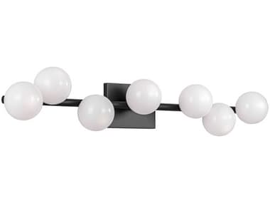 Visual Comfort Studio Altair 7-Light Aged Iron Black Vanity Light VCSSLW1067AI