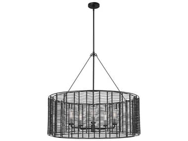 Visual Comfort Studio Winslow 5-Light Midnight Black Candelabra Chandelier VCSTFC1155MBK