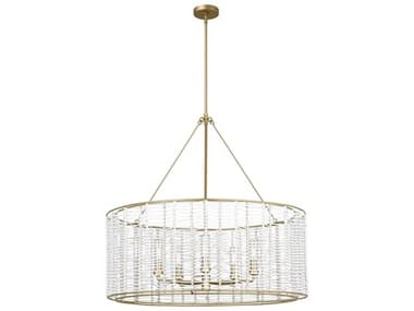 Visual Comfort Studio Winslow 5-Light Brass Candelabra Chandelier VCSTFC1155PCB