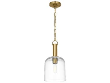 Visual Comfort Studio Hartley 1-Light Burnished Brass Mini Pendant VCSTFP1021BBS