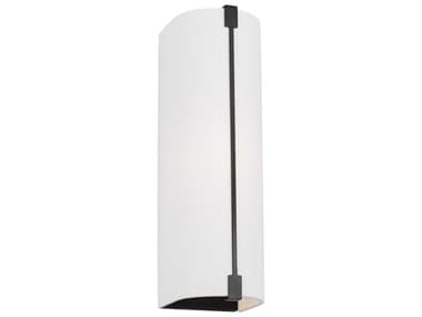 Visual Comfort Studio Bergen 1-Light Aged Iron Black Wall Sconce VCSTFW1031AI