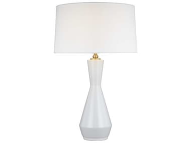 Visual Comfort Studio Jens Soft Ivory White Linen Fabric Off Buffet Lamp VCSTT1221SIV1