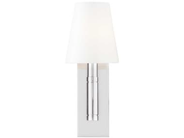 Visual Comfort Studio Beckham Classic 14" Tall 1-Light Polished Nickel Wall Sconce VCSTV1001PN