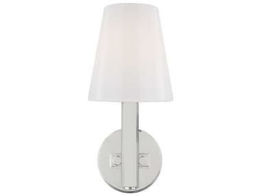 Visual Comfort Studio Logan 12" Tall 1-Light Polished Nickel Wall Sconce VCSTV1111PN