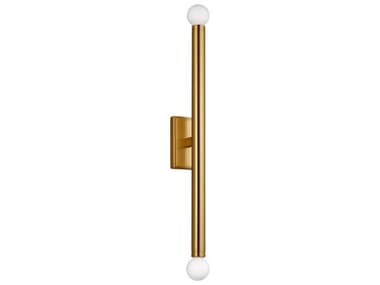 Visual Comfort Studio Beckham Modern 19" Tall 2-Light Burnished Brass Wall Sconce VCSTW1132BBS