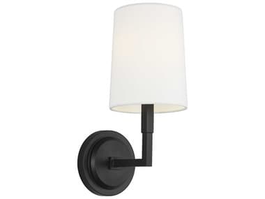 Visual Comfort Studio Danica 1-Light Aged Iron Black Wall Sconce VCSTW1171AI