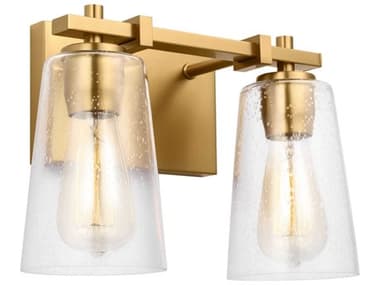 Visual Comfort Studio Mercer 2-Light Burnished Brass Vanity Light VCSVS24302BBS