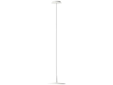 Vibia Skan 11" 1-Light White Round Mini Pendant VIB027010