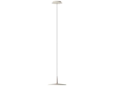 Vibia Skan 11" 1-Light Off White Round Mini Pendant VIB027024