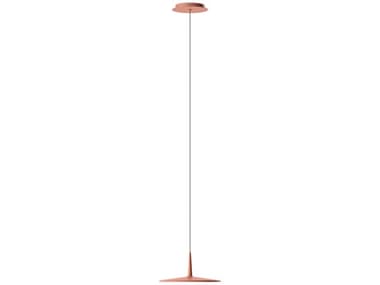 Vibia Skan 11" 1-Light Terra Red Round Mini Pendant VIB027037