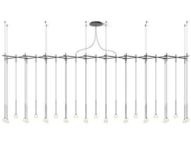 Vibia Algorithm 29-Light Graphite Gray Linear Island Pendant VIB085018