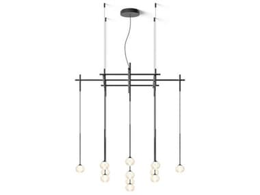 Vibia Algorithm 13-Light Graphite Gray Linear Pendant VIB086018