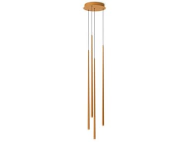 Vibia Slim Ocre Orange Linear Mini Pendant VIB091768