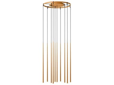 Vibia Slim Ocre Orange Linear Pendant VIB093568