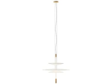 Vibia Flamingo 35" 3-Light Gold Pendant VIB153020