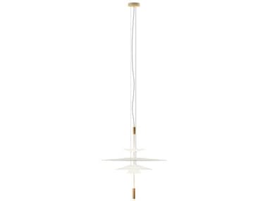 Vibia Flamingo 35" 3-Light Gold Pendant VIB155020