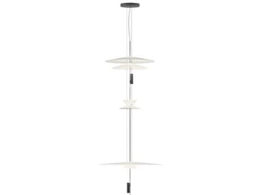 Vibia Flamingo 35" 4-Light Graphite Gray Pendant VIB157018