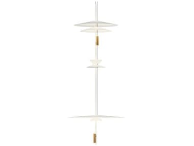 Vibia Flamingo 35" 4-Light Gold Pendant VIB157020