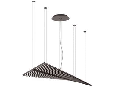 Vibia Rhythm 40-Light Brown Linear Island Pendant VIB211314