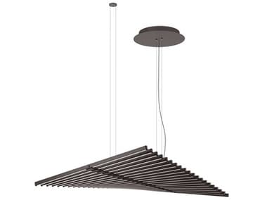 Vibia Rhythm 51" 20-Light Brown Linear Island Pendant VIB212114