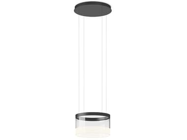 Vibia Guise 15" 1-Light Graphite Gray Drum Pendant VIB228818