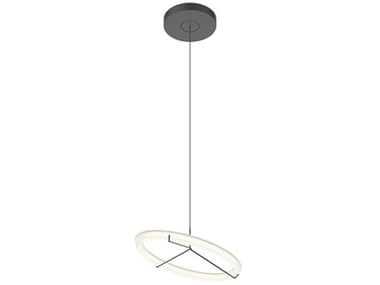 Vibia Halo Jewel 1-Light Black Round Pendant VIB235111