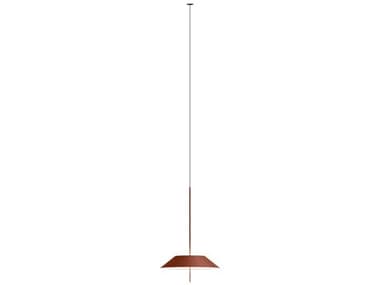 Vibia Mayfair 11" 2-Light Terra Dark Red Mini Pendant VIB552538