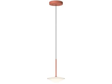 Vibia Tempo 8" 1-Light Terra Red Mini Pendant VIB577437