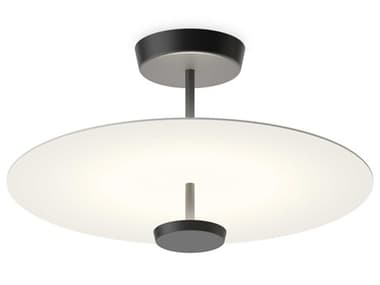 Vibia Flat 21" 2-Light White Round Semi Flush Mount VIB591510