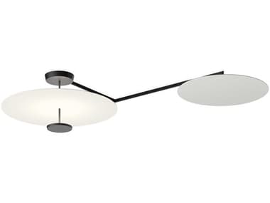 Vibia Flat 58" 3-Light White Semi Flush Mount VIB592473