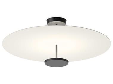 Vibia Flat 2-Light White Round Semi Flush Mount VIB592610