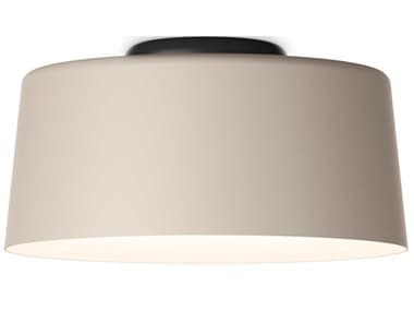 Vibia Tube 1-Light Off White Drum Flush Mount VIB610524