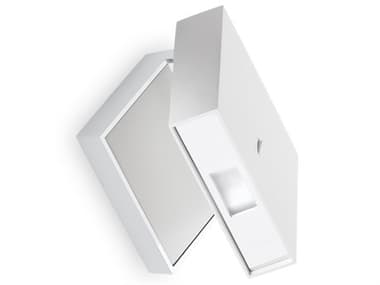 Vibia Alpha 5" Tall 1-Light White Chrome Wall Sconce VIB794003
