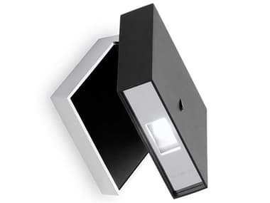 Vibia Alpha 1-Light Black Chrome Wall Sconce VIB794004