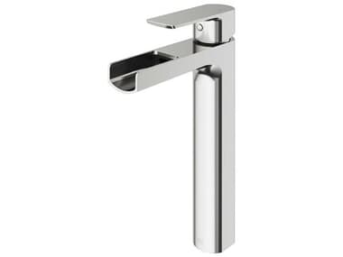 Vigo Amada Brushed Nickel 1-Handle Waterfall Vessel Bathroom Faucet VIVG03026BN
